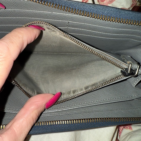 Prada Midnight Blue Leather Wallet - Picture 8 of 15